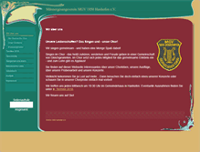 Tablet Screenshot of mgv-hanhofen.de